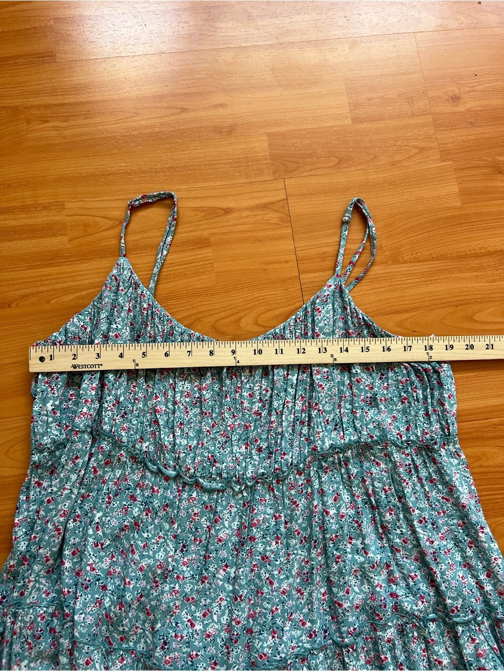 Lucky Brand Floral Print Tiered Mini Dress - Picture 8 of 9